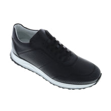 Premium Black Leather sneakers for men