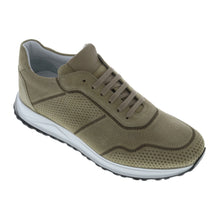 Simple Beige Suede leather sneakers for men