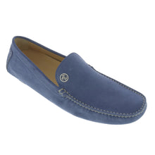 Minimalist Men Blue moccasin