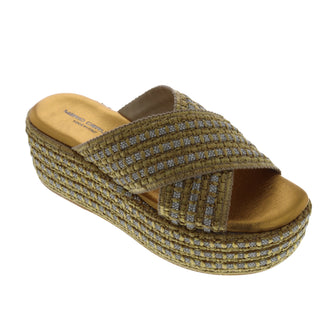 Women’s Wedge Slippers by Mario Cerutti