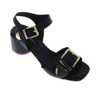 Heel Sandals Black & Brown Women by Mario Cerutti
