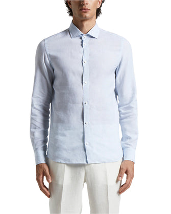 New Arrivals Blue Shirts Men by Peserico